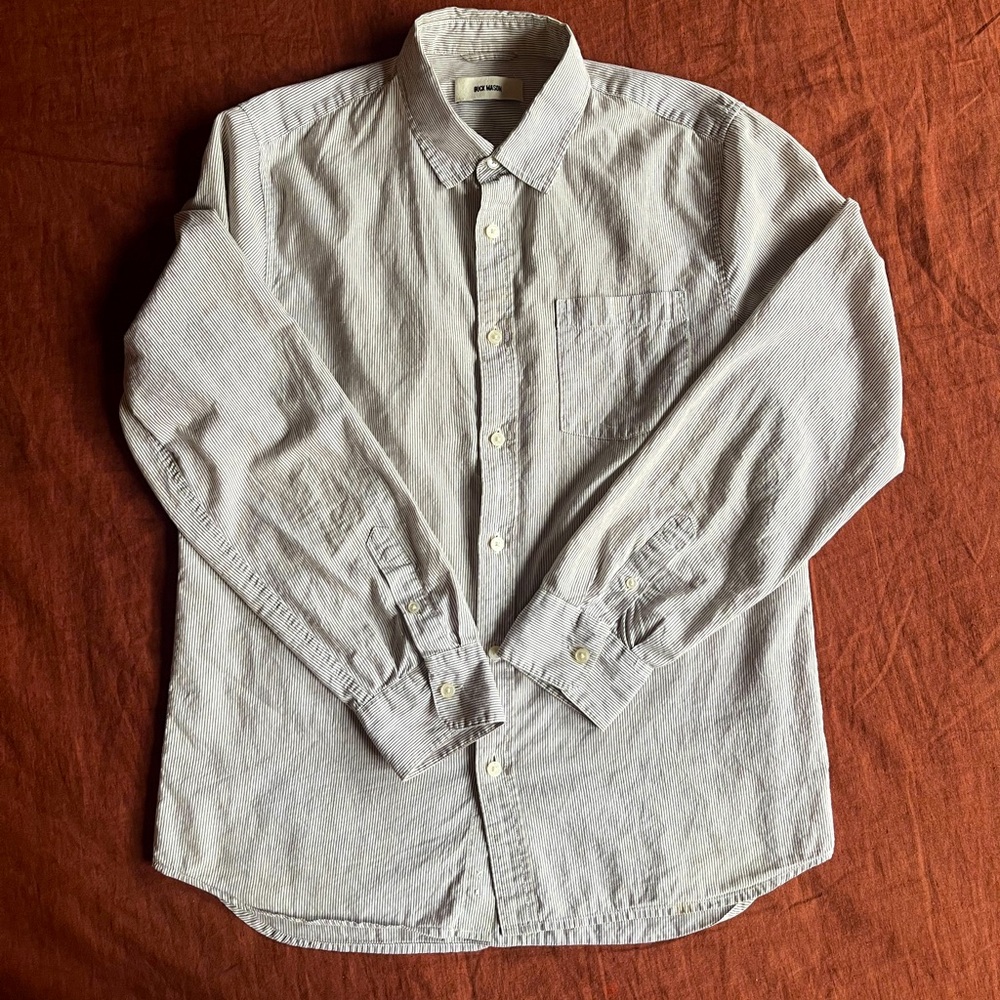 Buck Mason Light Gray Men's Shirt